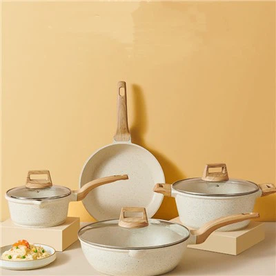 Conjunto de panelas de alumínio com 4 peças