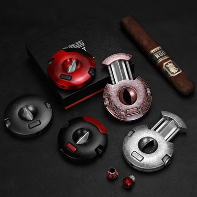 Cortador duplo de charuto redondo